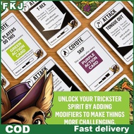 FKJ Coyote Party Card Game: A Fun-Filled Action Game of High Fives and Havoc