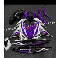 Y15 V1 V2 PURPLE TITAN VIETNAM COVER SET PURPLE SILVER TAMPAL SIAP STICKER