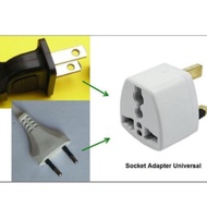 JH Premium 3 pin Adaptor Travel Plug UK Power Sockets Adapter