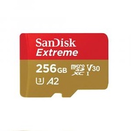 SanDisk - Extreme microSD UHS-I 190MB/R 130MB/W 手遊記憶卡 (SDSQXAV-256G-GN6MN)