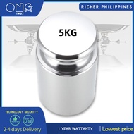 Calibration Weight for AWS Digital Scale, Carbon Steel, Chrome Finish, 500/1000/2000G (500g/1/2KG WG