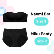Eisei Haku Naomi Bra บราเกาะอก โดดไม่หลุด เกาะแน่น ใส่สบาย ไร้โครง ไม่กดทับ เนื้อไม่ปลิ้น (มีสายแถมใ