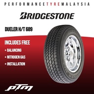 245/70R16 Bridgestone Dueler H/T 689 Highway Terrain 4x4 Tyre Tayar (FREE INSTALLATION/DELIVERY)