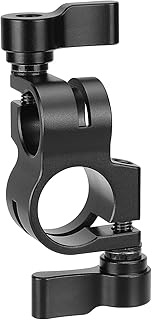 CAMVATE Standard 15mm to 19mm Rod Clamp Adapter Perpendicular Railblock for DSLR Camera Cage Rig - 3