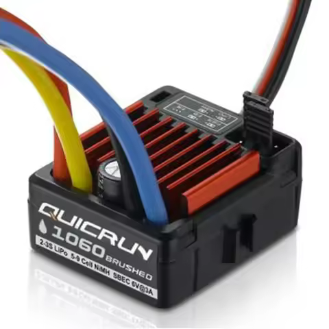 HOBBYWING QuicRun 1060 60A Brushed ESC Electronic Speed Controller for 1/10 RC Car Truck Crawler 540
