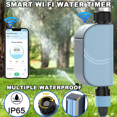 WIFI Tuya Garden Watering Timer Smart Sprinkler Drip Irrigation System Outdoor Remote Water Controll