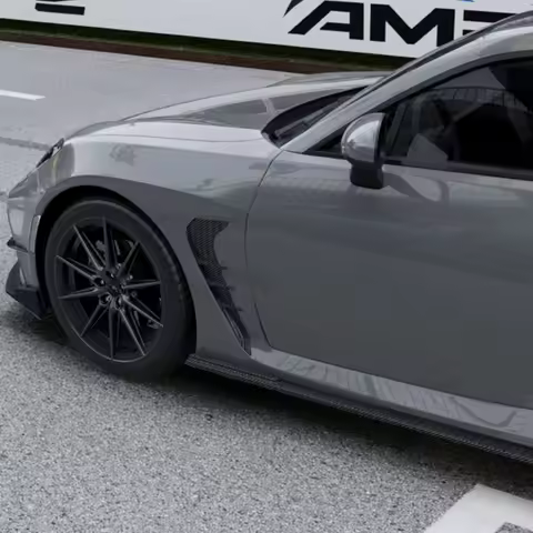 For Toyota GR86 Subaru BRZ 2022 2023 2024 Fender Vent Decal Sticker Air Flow Exterior Styling Auto A