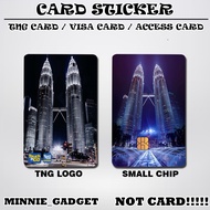 [ KLCC ]  Touch n Go Card Sticker Cover TNG / MASTER / VISA / CREDIT/ DEBIT CARD