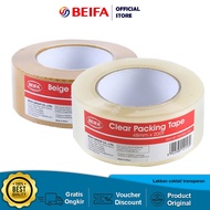 Beifa Clear OPP Tape Brown/ 48 mm x 100 Yards (PCS) FM100