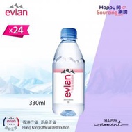 evian - 24樽 - 法國依雲天然礦泉水 Evian Natural Mineral Water (330ml x24)