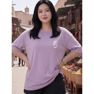 2S274 XL-5XL Tshirt Woman T Shirt Baju Perempuan Style   Murah Clothes Korean Style Plus Size Wanita