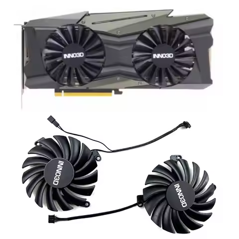 NEW CF-12910S RTX 3060 TI、3070 Twin X2 GPU Fan，For INNO3D RTX 3060 TI、RTX 3070、RTX 3080 Twin X2 OC L