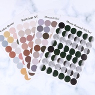 [DZ] ST340 - Decorative Paper Stickers Dot Paper Sticker DIY Planner Scrapbook