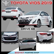 TOYOTA VIOS NCP151 2019+ D68 DRIVE 68 FULLSET SKIRTING (FRONT SKIRT ,SIDE SKIRT, REAR SKIRT) ABS BOD