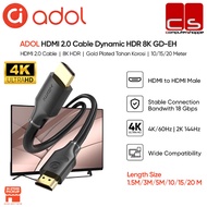 ASUS ADOL 4K HDMI Cable (Black) (1.5M/3M/5M/10/15M/20M)