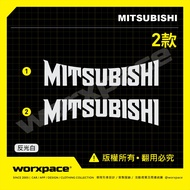 [worxpace] MITSUBISHI CMC Word Sticker Car t01