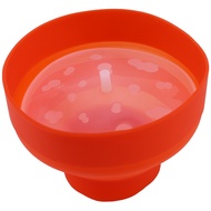 Popcorn Microwave Silicone Foldable Red Kitchen Easy Tools Diy Popcorn Bucket Bowl Maker with Lid