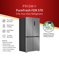 PRISM+ PureFresh FDR 570 | 570L Four Door Refrigerator| True Total No-Frost | Multi-Zone Cooling
