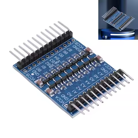 8 Channel Level Conversion Module 5V/3.3V Logic Level Shifter Bi-Directional Module IIC UART SPI TTL
