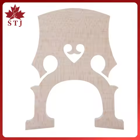 1/8-4/4 Upright Double Bass Separate Bridge Maple Wood Bridge Bass Accessories