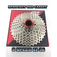 Sprocket oxo cassette 8 speed