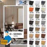 SMJ CONCEPT® D Series Fluted Wall Panel (ALL) | Multiple Colors | For Home & Commercial Design