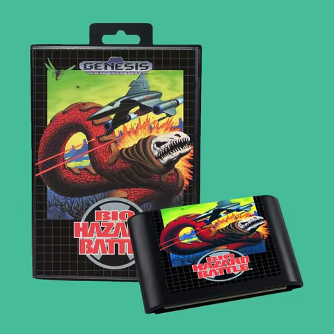 Link 06 Bio-Hazard Battle For USA Version Game Cartridge For SEGA 16bit Mega Drive Genesis Game Cons
