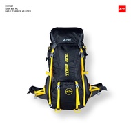 PROMO Tas Gunung Carrier 60 Liter Rei TOBA Dengan Rain Cover Original Kemping Naik Gunung Traveling