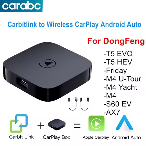 CARABC Carbitlink Easy Connection Adapter with CarPlay Android Auto For DongFeng Forthing T5 EVO Fri