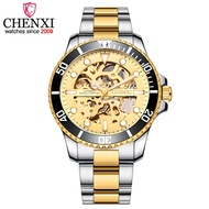CHENXI Shipping Men S Mechanical Watch Men S Watch Automatic Mechanical Clock Skeleton Dial Design W