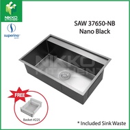 SUPERINO SAW37650 SUS304 Nano Sink + Tap Package