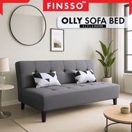 [Ready Stock] Olly Sofa Bed Lipat Canvas | 2 / 3 / 4 Seater | Sofa + Katil Lipat Jimat Ruang | Finss