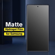 Samsung Galaxy S22 S21 S20 Ultra S10 S8 S9 Plus Matte Hydrogel Film Anti Blue Ray 3D HD Clear Screen Protector Soft Film
