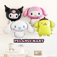 Sanrio MINI Foil Balloons (Hello Kitty, Melody, Kuromi, Cinnamoroll, Etc.)