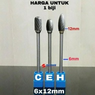 mata bor tuner besar 6x12mm