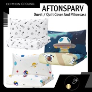 [ORIGINAL IKEA] AFTONSPARV Duvet / Quilt Cover and Pillowcase, space/multicolour