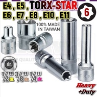E4 E5 E6 E7 E8 E10 E11 TORX STAR E LONG DEEP BOX SOCKET WRENCH TOOLS SET E 12 14 16 18 20 22 24 AIR 