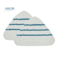 2Pcs Steam Mop Replacement Pads Triangle Washable Cloth Microfiber Steam Mop Pads Mop Head Pad Steam