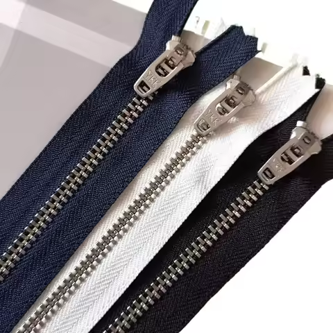 20pcs/LotYKK YKK Zipper 3yg（=45 =3#） 10 To 20cm White Copper Close End White Black Blue Jeans Tailor