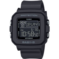 CASIO Womens Baby-G BGD-10-1JF [BABY-G Square Face Digital Watch] Square Watch Black Resin Digital Q