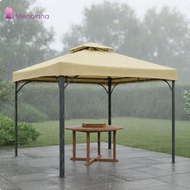 [Menolana] SiaBiced Replacement Gazebo Canopy Protection Double Tier Canopy Top Waterproof Gazebo Ro