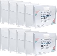 11 Pack Clear Plastic Envelope with Snap Closure, A4 Letter Size,TFDLCG zm Transparent Document File