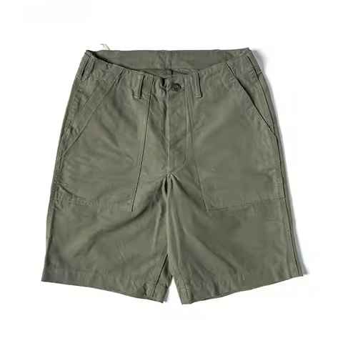 NON_STOCK Male Servant OG-107_Utility_Fatigue Pants_Stiff Cotton Work Shorts