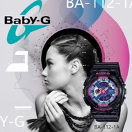 *𝟏𝟎𝟎% 𝐀𝐮𝐭𝐡𝐞𝐧𝐭𝐢𝐜* CASIO BABY-G BA-112-1A / BA-112-1 DIGITAL ANALOG WOMEN SPORTS WATCH
