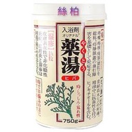 日本 第一品牌藥湯 漢方入浴劑-750G (絲柏-米色/薄荷腦-黃色)有2款可選擇，下單前請先詢問貨量