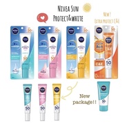 นีเวีย ซัน เซรั่ม ขนาด 30 มล./50 มล. NIVEA Sun Protect And White Oil Control Serum SPF50+ PA+++ มีช้