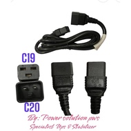 Power output cable Ups apc Cord C20 to C19 16A 250V 1.2Meter