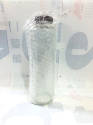 厚 高 玻璃 瓶 透明 水壺 水瓶 瓶子 玻璃瓶 細長 咖啡色 瓶蓋 僅一個 #浪浪 #全新未拆 #吃土