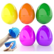 Giant Refillable Easter Eggs Colorful Bright Plastic Easter Great for Easter Eggs, Birthday Party Su
