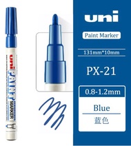 (ยกกล่อง) Uni Paint Marker ปากกาเพ้นท์ ยูนิ PX21 เส้น 0.8-1.2 มม. ( บรรจุ 12ด้าม/กล่อง)